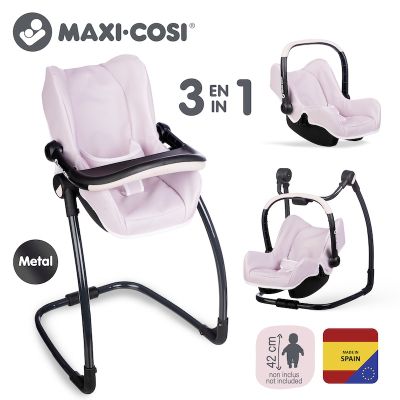 Аксессуар к кукле Smoby Кресло Maxi-Cosi 3 в 1. розовая жемчужина, 43 x 41 x 71 см, 3+ (7600240242) | Зображення 5