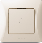 BINERA крем Клавіша дзвінка внутрішня 1кл Videx