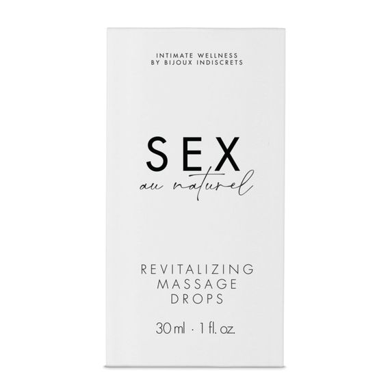 Відновлюючі краплі для інтимного масажу Bijoux Indiscrets Sex au Naturel Revitalizing Intima 30 мл | Зображення 2