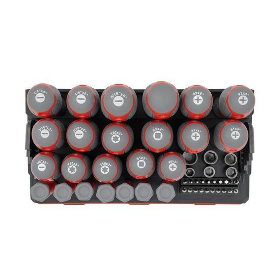 Набір викруток з комплектом насадок 114 од. INTERTOOL VT-3372 | Зображення 4