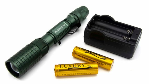 Ручний ліхтар Police BL-2804, 2×18650, T6, зум-функція | Зображення 2