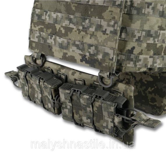 Комплект №4: Плитоноска Kiborg GU gen.2 + 2 підсумки з балістичним захистом 1 класу Pixel | Зображення 4