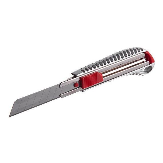 Ніж з відламним лезом 18 мм, протиковзкий корпус INTERTOOL HT-0504 | Зображення 1