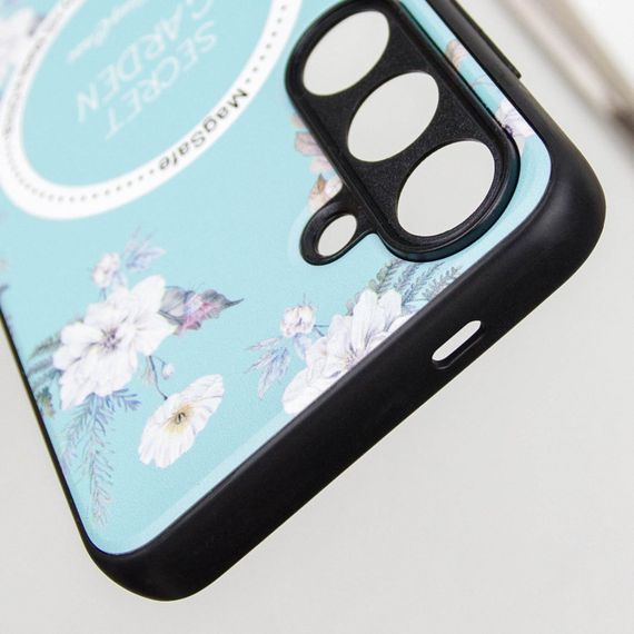 TPU+PC чохол Secret Garden with MagFit для Samsung Galaxy S24 Mint | Зображення 6