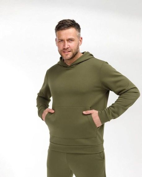 Мужской спортивный костюм SOLINNA Mod 105, комплект худые + брюки,  46–60 Хаки, 54–56 | Зображення 7