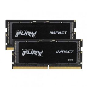 Память ноутбука Kingston DDR5 64GB KIT (32GBx2) 4800 FURY Impact KF548S38IBK2-64