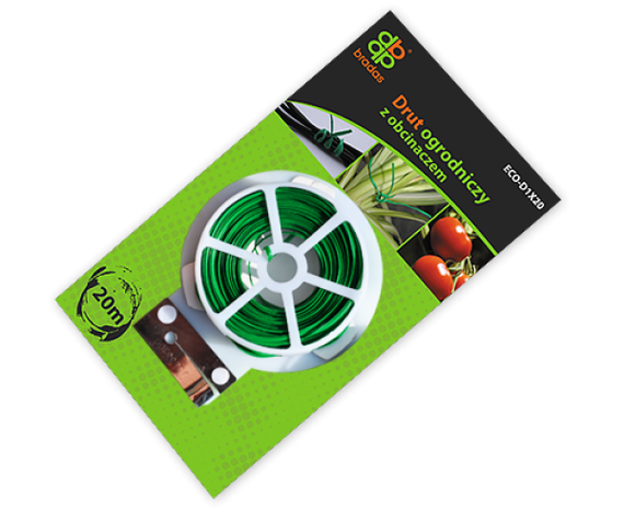 Дріт садовий Bradas 20 м з різаком TYD1X20