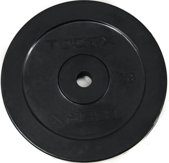 Диск для штанг і гантелей Toorx 0,5 кг 25 мм Чорний (DGG-05)