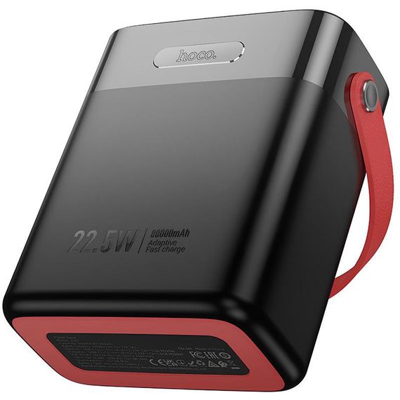 Портативний ЗП Power Bank Hoco J143 Title 22.5W+PD20W 80000 mAh Black | Зображення 2