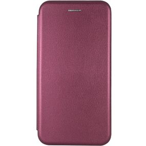 Кожаный чехол-книжка Classy для Realme C75 / C75x Бордовый