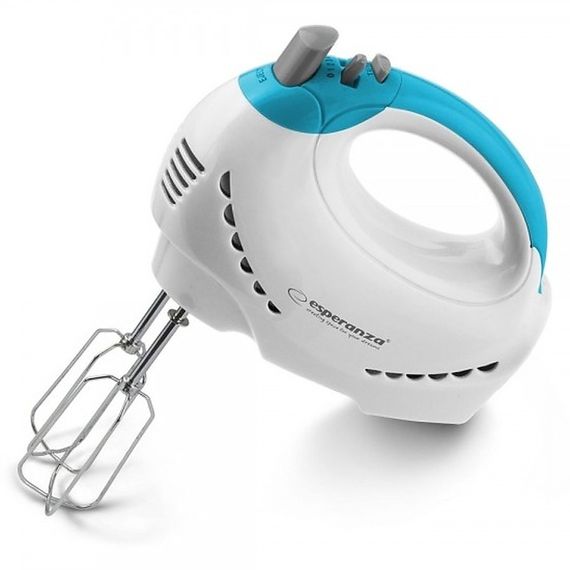 Миксер ручной Esperanza EKM010 Tiramisu, кухонный миксер 300 Вт, 5 скоростей, Turbo, насадка блендера | Зображення 1