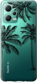 Чехол на Xiaomi Redmi Note 12 5G Пальмы1 "4634u-2934-17620"