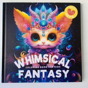 Розмальовка антистрес  Fantasy 160Х160 см, 24 аркуші, тверда обкладинка