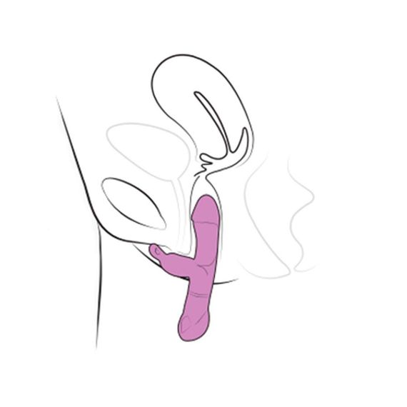 Вібратор-кролик Adrien Lastic Ares 2.0 з петелькою для пальця, що перезаряджається | Зображення 3