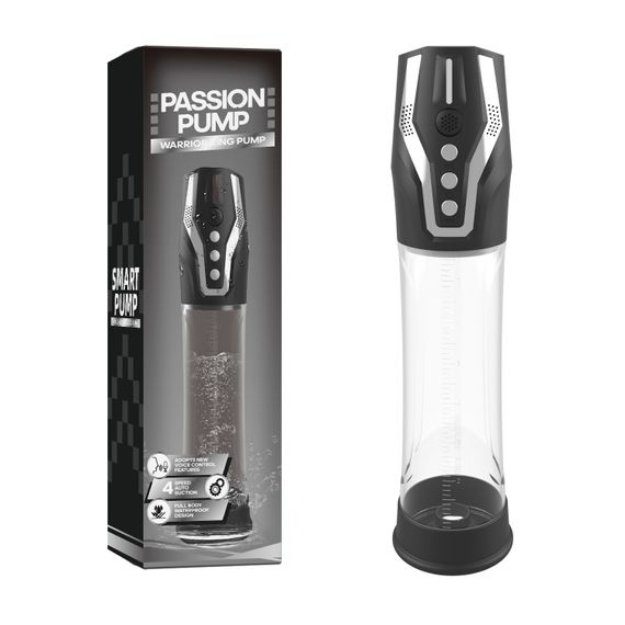 Автоматический вакуумный насос Men Powerup Passion Pump, Черный