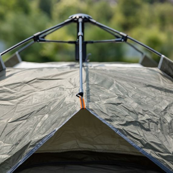 Палатка автоматическая трехместная 2*2 (м) кемпинговая LU-0016GR Хаки | Зображення 6