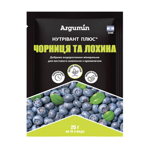 Добриво (піджива листова) для чорниці та лохини 25гр Argumin Нутрівант Плюс