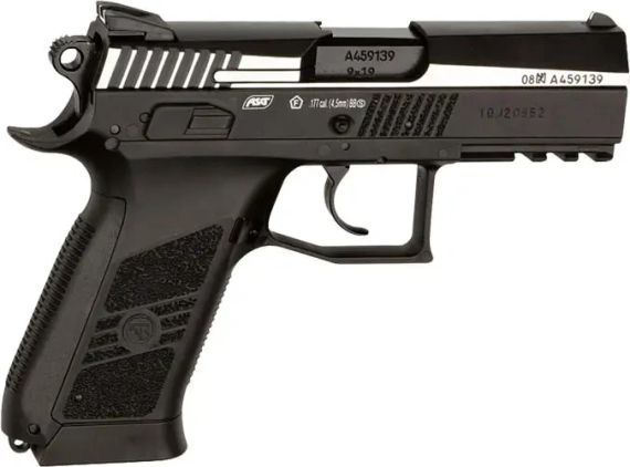 Пістолет пневматичний ASG CZ 75 P-07 Duty Nickel Blowback CO2 BB кал. 4.5 мм | Зображення 1
