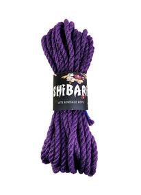 Джутова мотузка для шибарі Feral Feelings Shibari Rope, 8 м бузкова