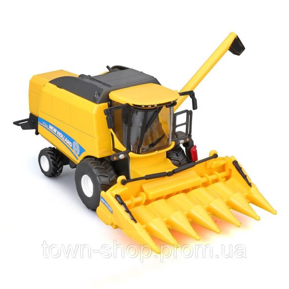 Автомодель комбайн Зерносборный "New Holland TC5.90" Bburago 18-31722 (1:24) | Зображення 2