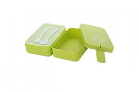 Ланч-бокс todays menu на два відділення зелений