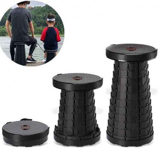 Складной стул Telescopic stool раскладной телескопический стул | Зображення 1
