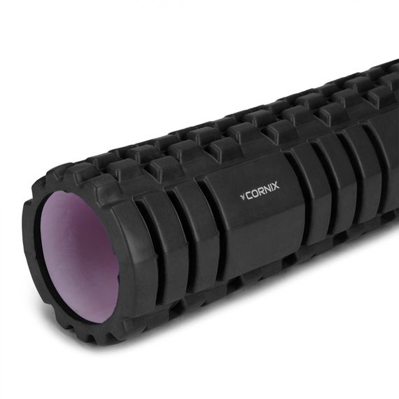 Масажний ролик Cornix EVA 45 x 14 см (валик, ролер) XR-0038 Black | Зображення 2