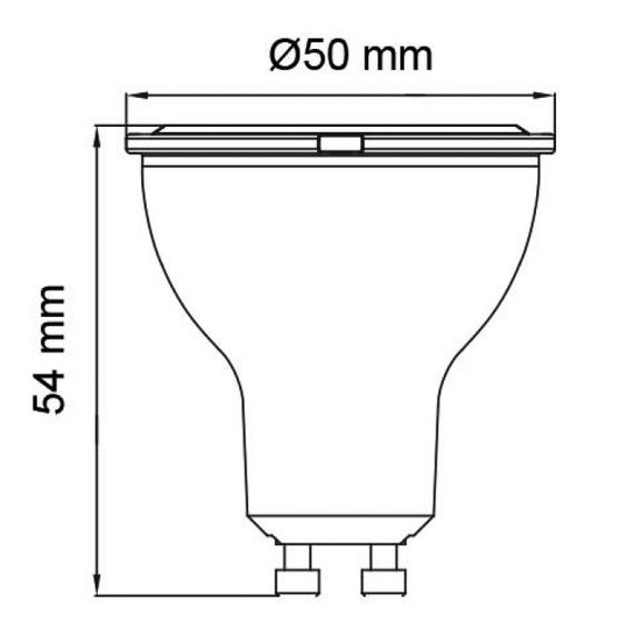 Лампа світлодіодна "CONVEX-8"  8W 4200K GU10 | Зображення 1