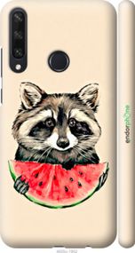 Чохол на Huawei Y6p Єнотик з кавуном "4605m-1952-2448"