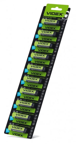 Батарейка щелочная Videx LR6/AA | Зображення 1