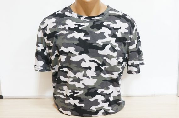 Футболка  Армейская Tactic 4profi серый камуфляж L