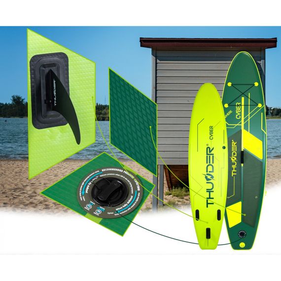 Надувна дошка SUP THUNDER Cyber 320 см з веслом | Зображення 9