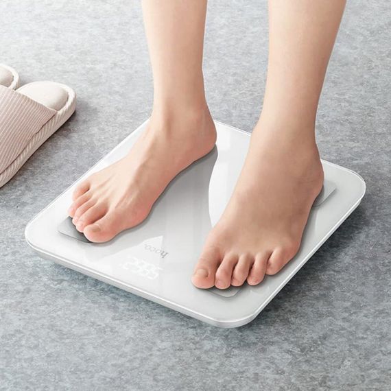 Ваги підлогові HOCO HI21 Smart body fat scale White | Зображення 6