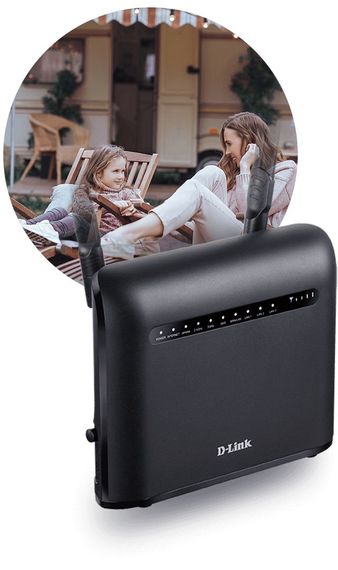 Маршрутизатор D-Link DWR-953V2 AC1200, 4G/LTE, 4xGE LAN, 1xGE WAN, слот для SIM-картки (DWR-953V2) | Зображення 6