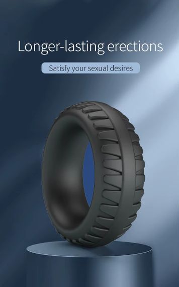 Ерекційне кільце Crazy Bull - Merritt Super Soft Silicone Cock Ring, BI-210244 Sex Aura | Зображення 2
