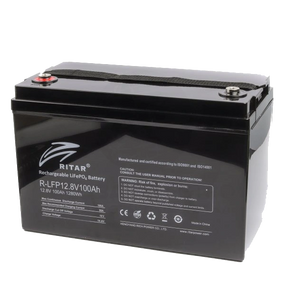 Аккумуляторная батарея с bluetooth Ritar LiFePO4 12,8V 100Ah 1280Wh BMS50A@4S (330 х 172 х 214 мм), 13kg Q1