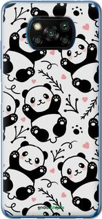 Чохол на Xiaomi Poco X3 Панди "4318t-2073-2448"