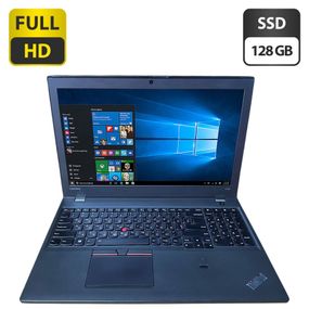 Ноутбук Б-клас Lenovo ThinkPad T560 / 15.6" (1920x1080) TN / Intel Core i5-6200U (2 (4) ядра по 2.3 - 2.8 GHz) / 8 GB DDR3 / 128 GB SSD / Intel HD Graphics 520 / WebCam б/в