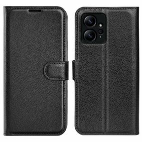 Чохол книжка з кишенями для карт на Poco X5 Pro 5G колір Чорний
