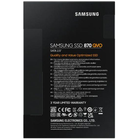 Накопичувач SSD 2.5" 8TB Samsung (MZ-77Q8T0BW) | Зображення 6