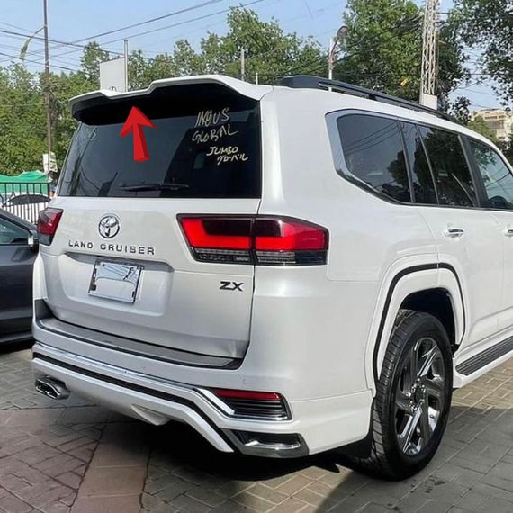 Спойлер Modelista Білий для Toyota Land Cruiser 300 2021- рр | Зображення 2