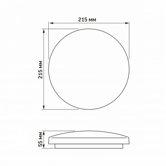 LED світильник настінно-стельовий TITANUM 12W 5000K Зоряне небо | Зображення 1