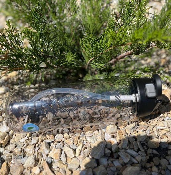 Бутылочка для воды Касно 1000 мл KXN-1258 Черная | Зображення 6