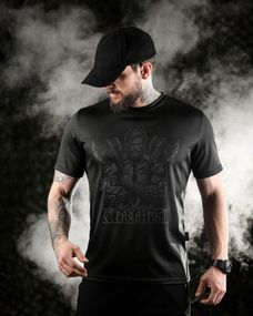 Тактична футболка Oblivion black Страху немає ДЛ6588