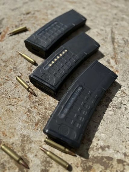 Магазин для АК 5.56х45 на 30 набоїв AR15 Чорний | Зображення 2