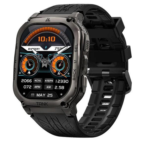 Смарт-годинник тактичний Kospet Tank M3 Metal Black (KTM0003MB) | Зображення 1