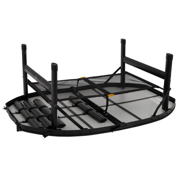 Стіл Bo-Camp Woodbine Oval 100x70 cm Black/Wood look (1404185) | Зображення 3