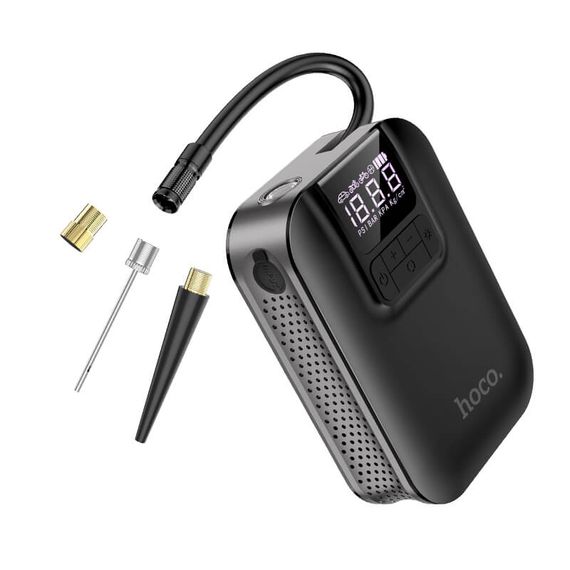 Портативний Компресор для автомобіля HOCO Breeze portable smart air pump S53 | Зображення 8