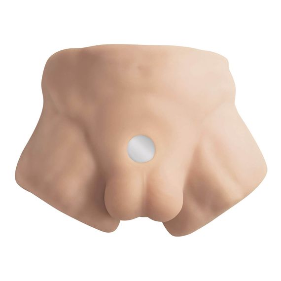 Півторс з фалоімітатором на присосці SilexD Apollo S Male Torso, суперреалістичний, термореактивний | Зображення 1