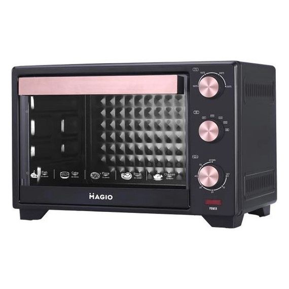 Електрична піч MAGIO MG-247, Духовка електрична настільна з конвекцією, FS-404 Міні духовка | Зображення 1